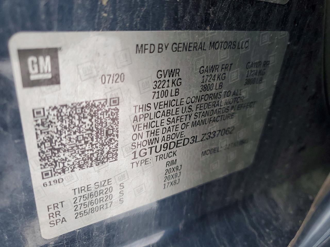 2020 GMC Sierra