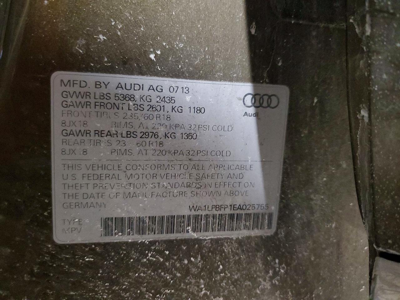 2014 AUDI Q5