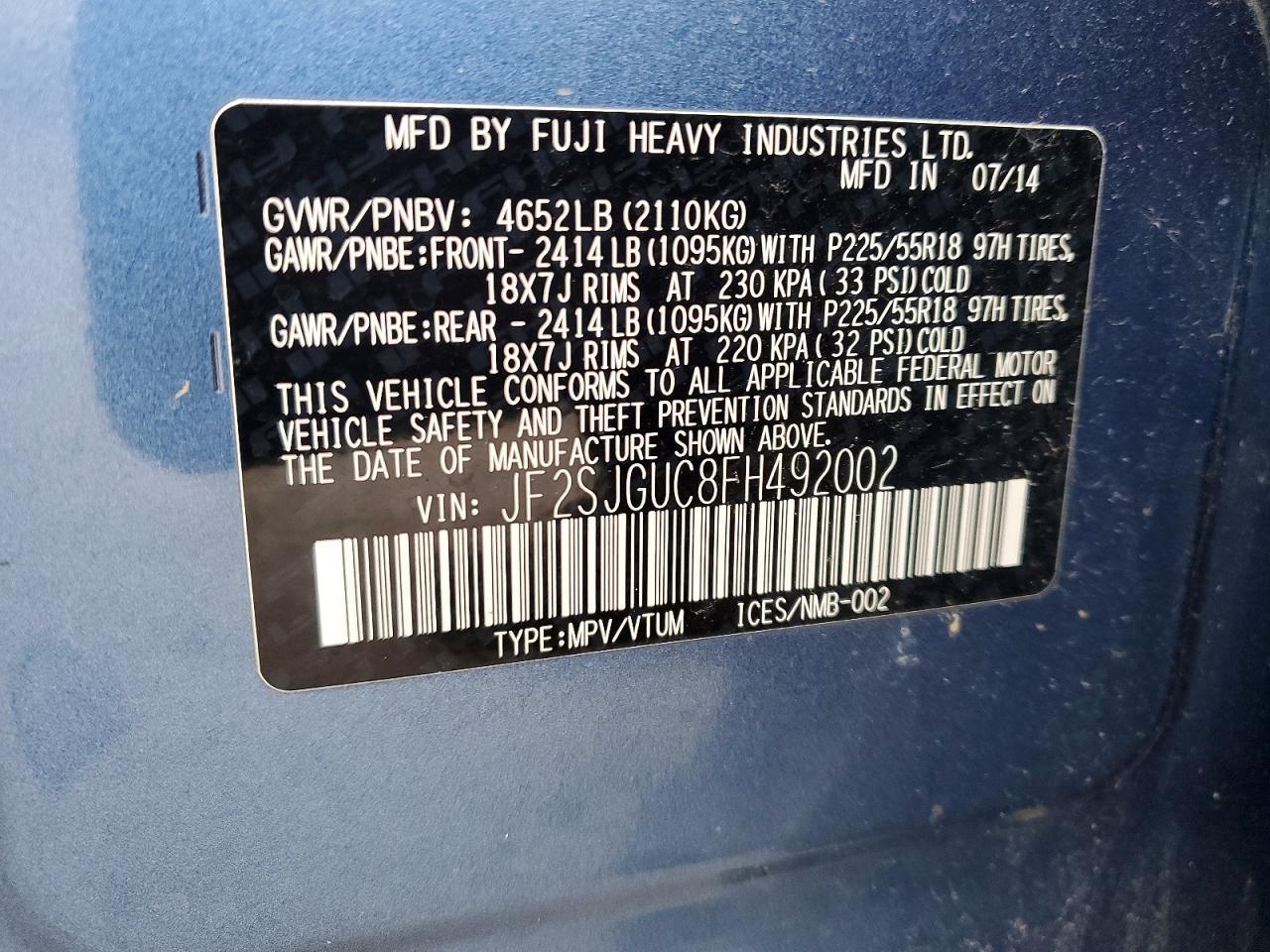 2015 SUBARU FORESTER