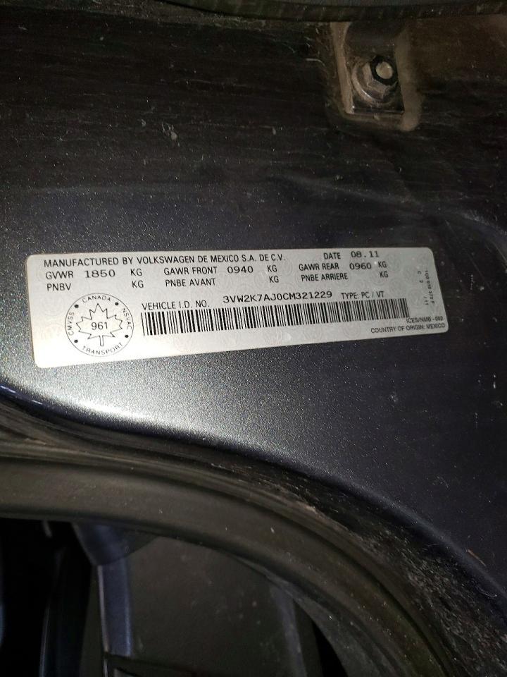 2012 VOLKSWAGEN JETTA