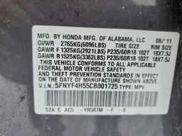 2012 HONDA PILOT