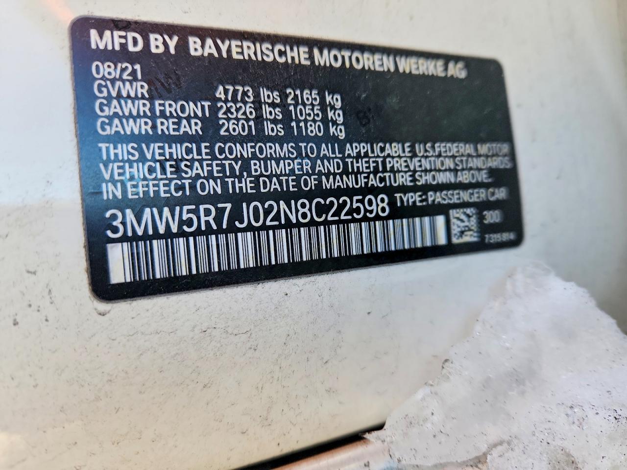 2022 BMW 3 SERIES
