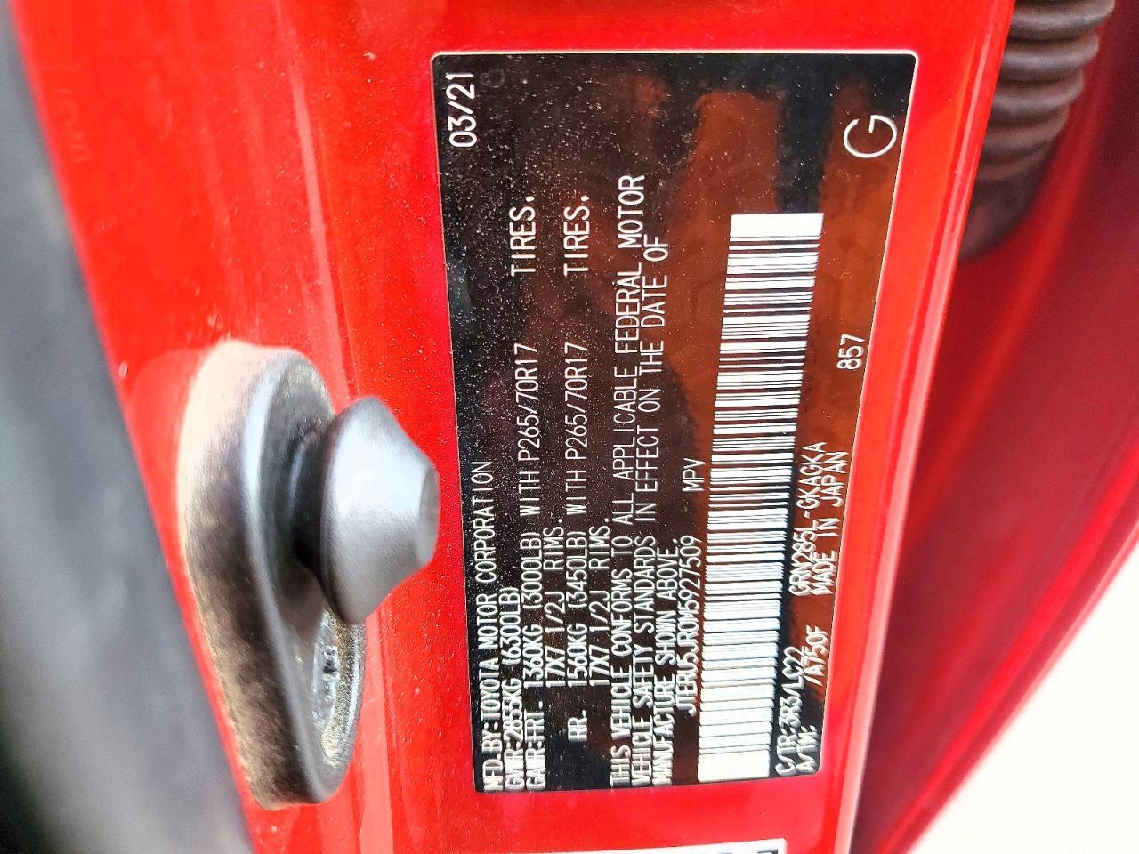 2021 TOYOTA 4Runner