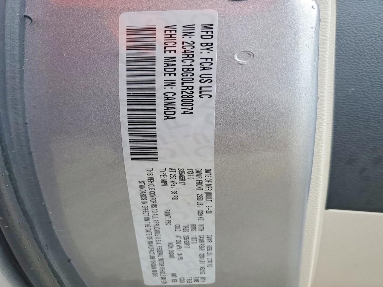2020 CHRYSLER Pacifica