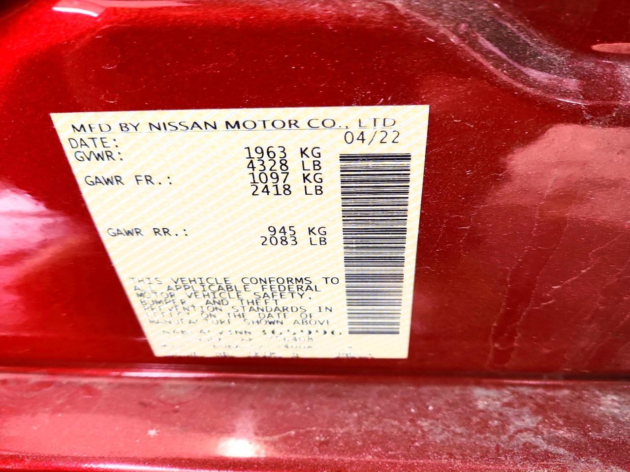 2022 NISSAN ALTIMA