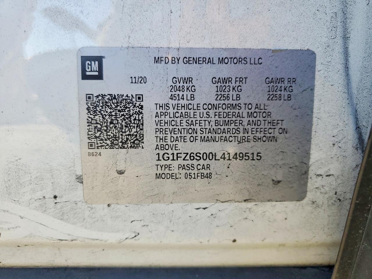 2020 CHEVROLET Bolt EV