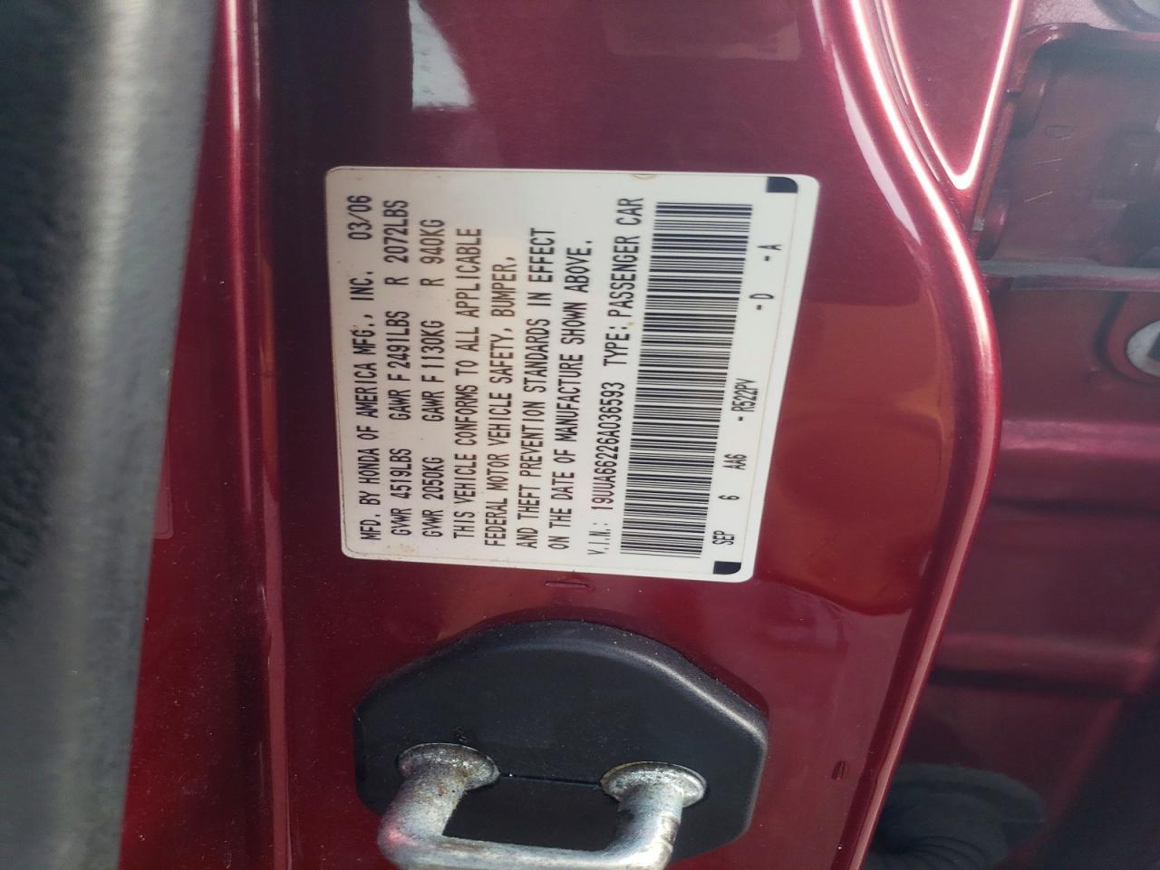 2006 ACURA TL
