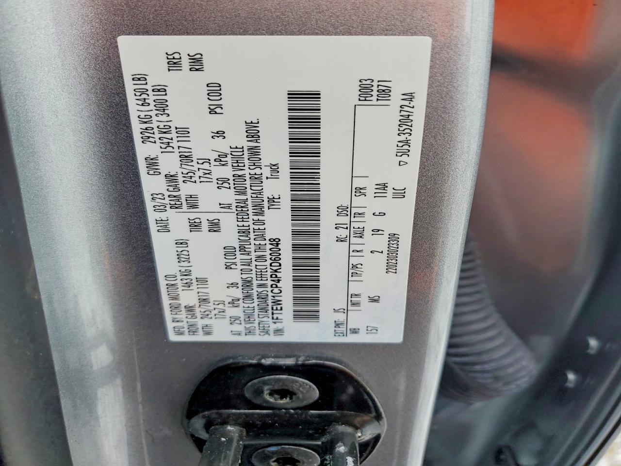 2023 FORD F-150