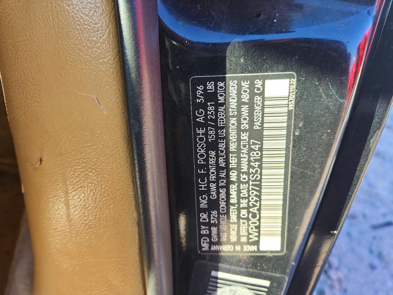 1996 PORSCHE 911