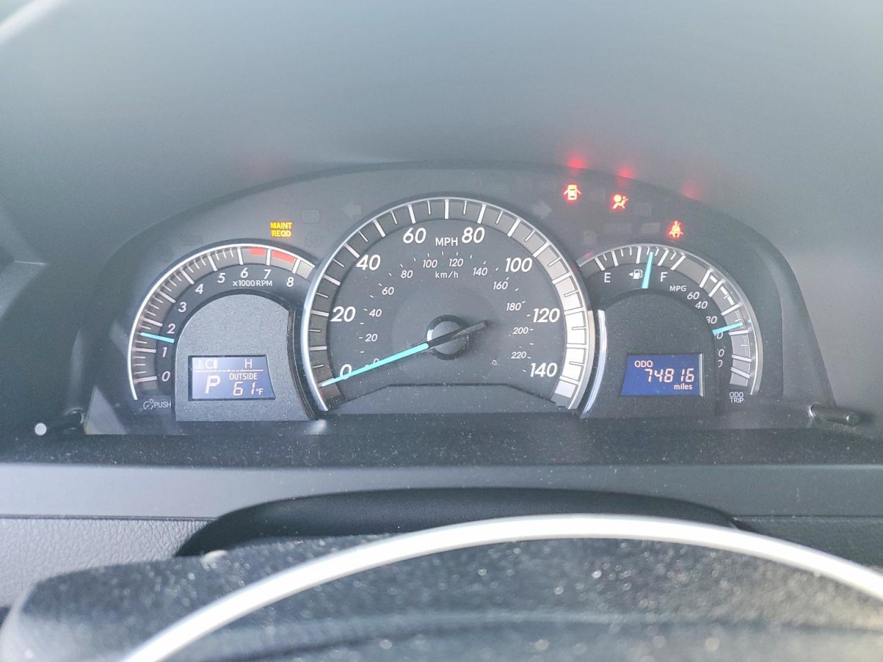 2012 TOYOTA CAMRY