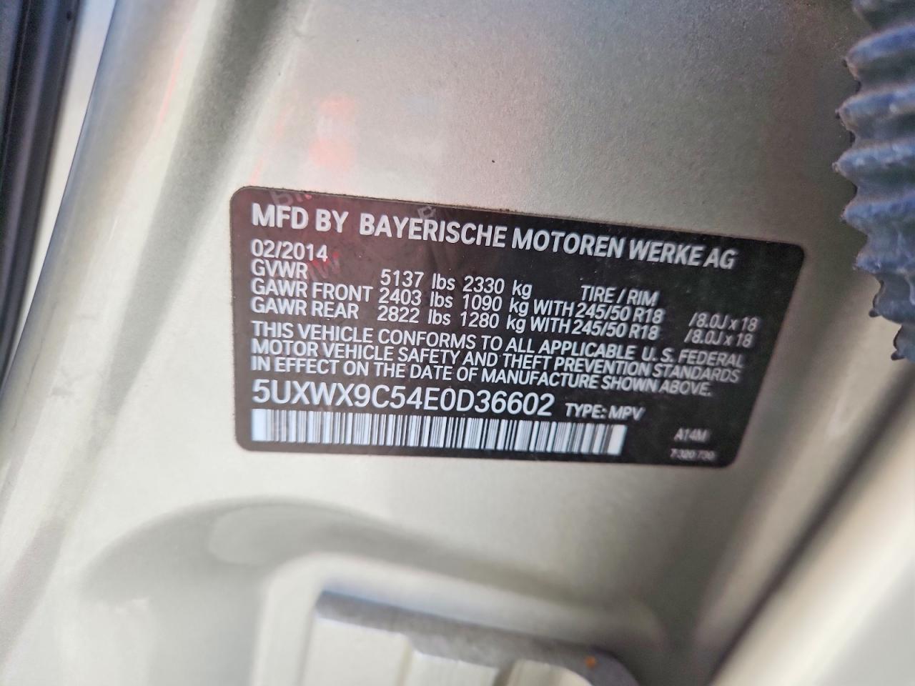 2014 BMW X3