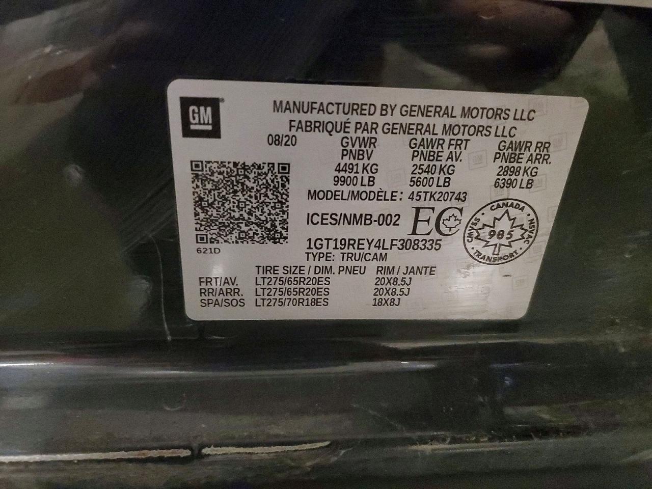 2020 GMC Sierra