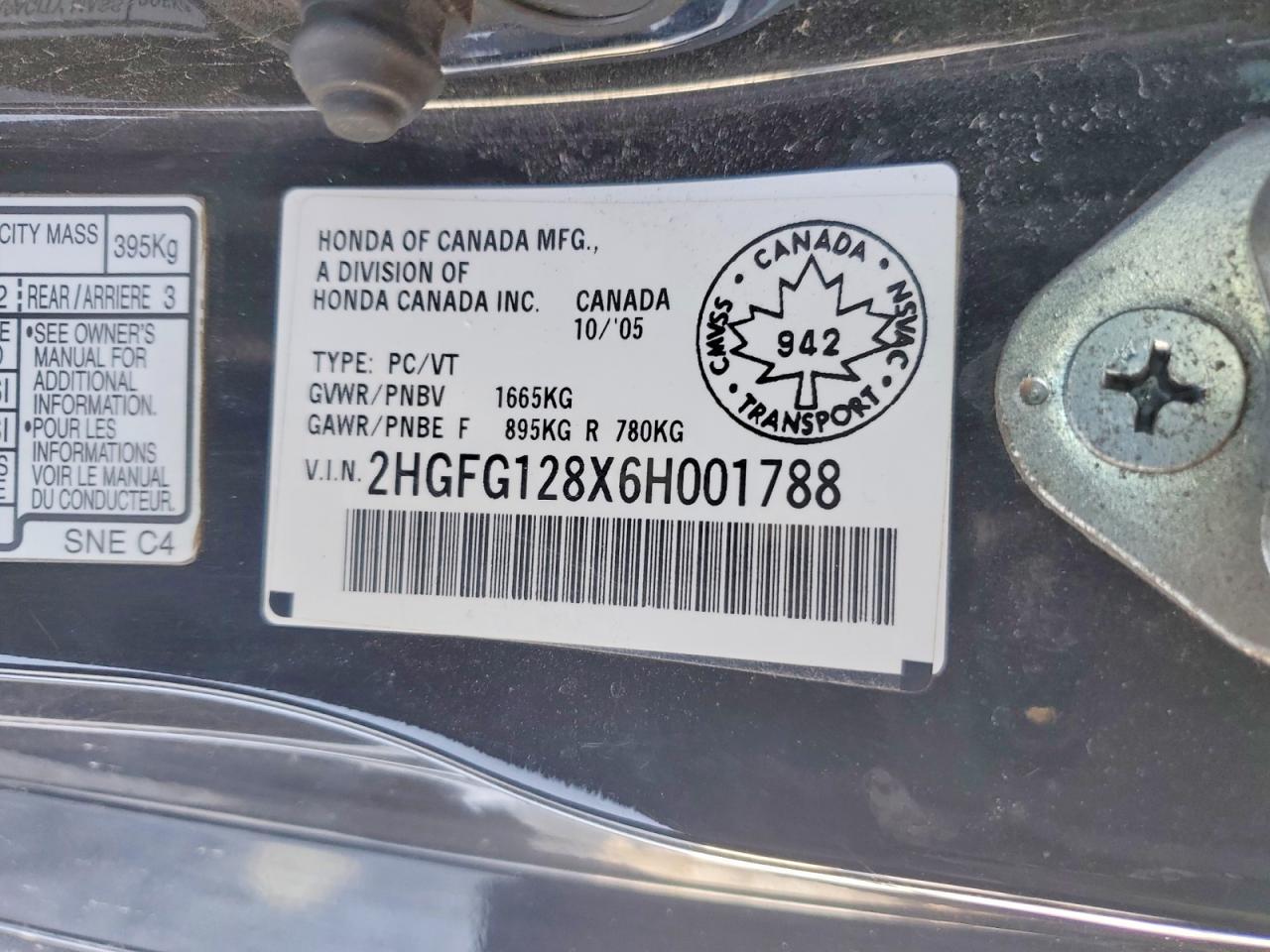2006 HONDA CIVIC