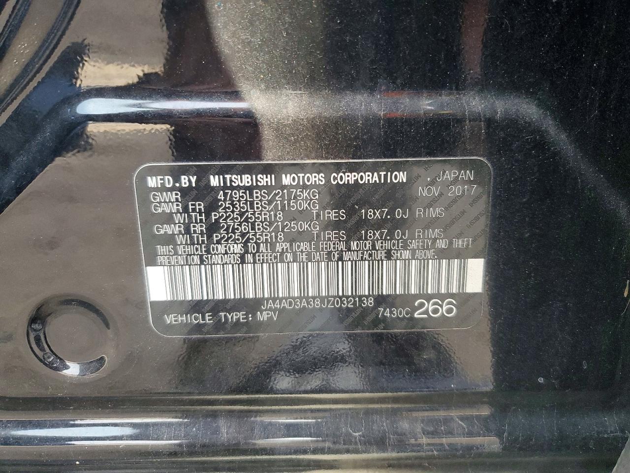 2018 MITSUBISHI outlander