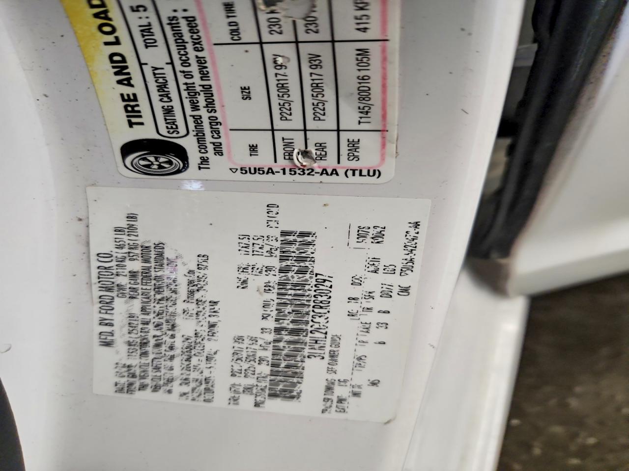 2012 LINCOLN MKZ