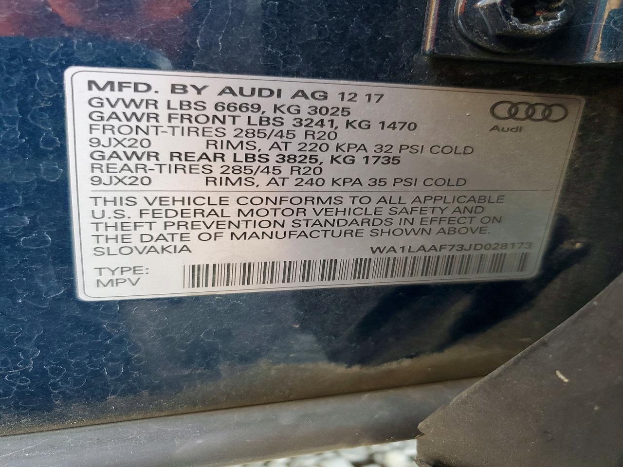 2018 AUDI Q7