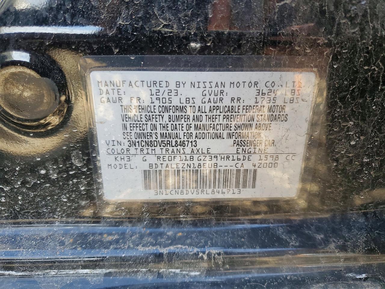 2024 NISSAN VERSA