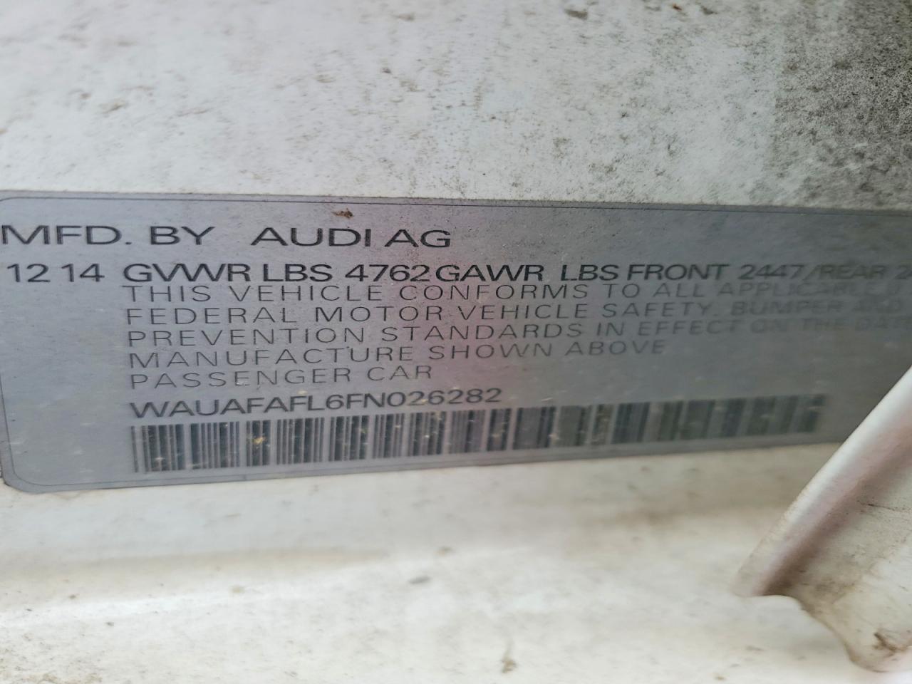 2015 AUDI A4
