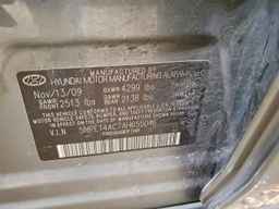 2010 HYUNDAI SONATA