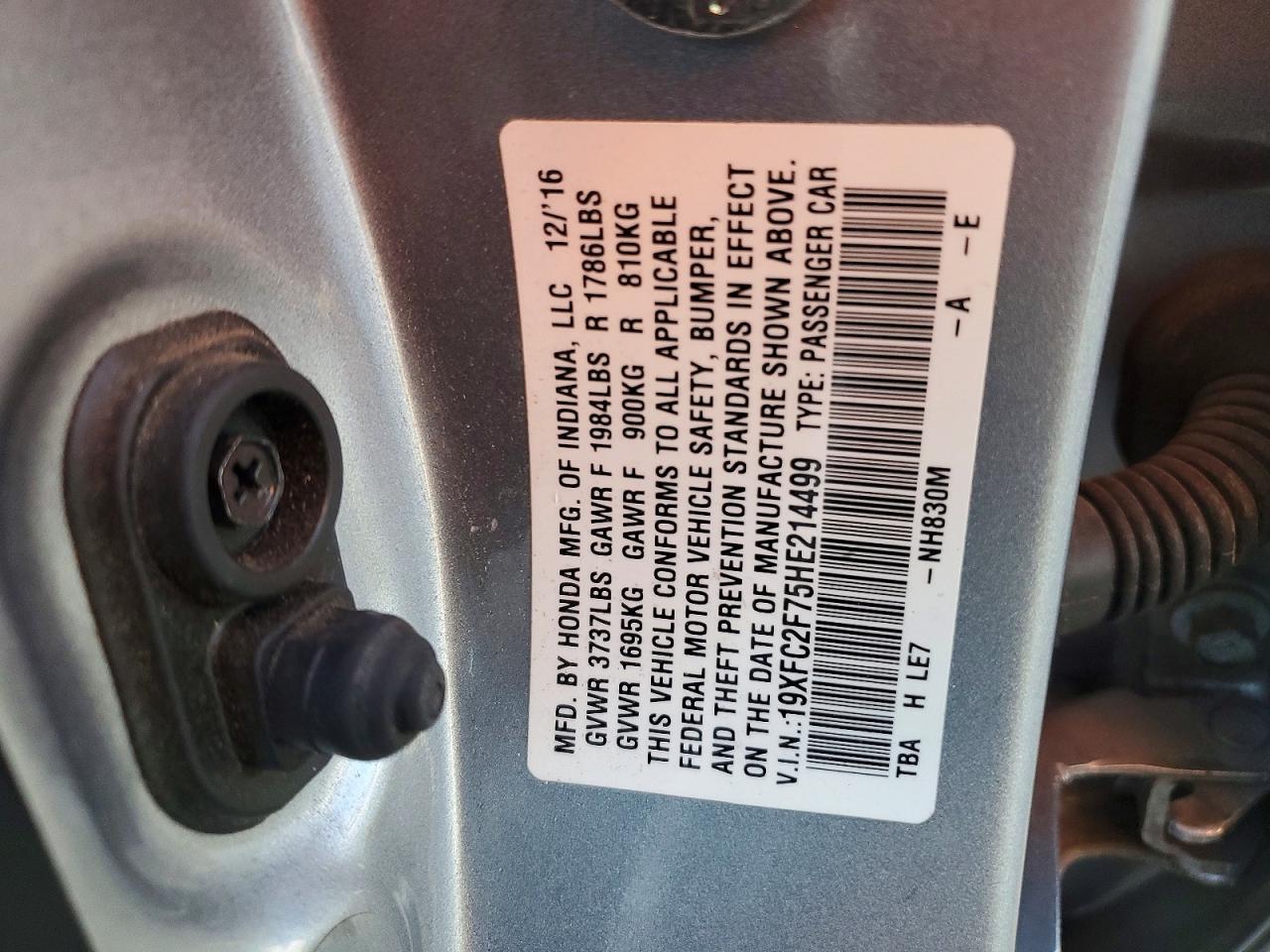 2017 HONDA CIVIC