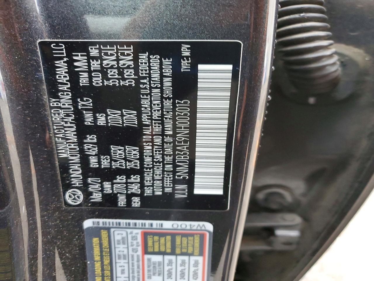 2022 HYUNDAI TUCSON