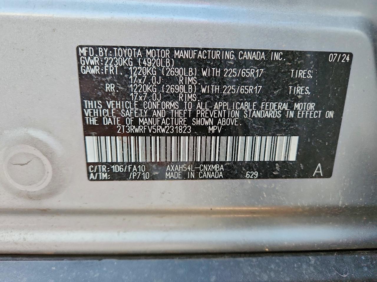 2024 TOYOTA RAV4