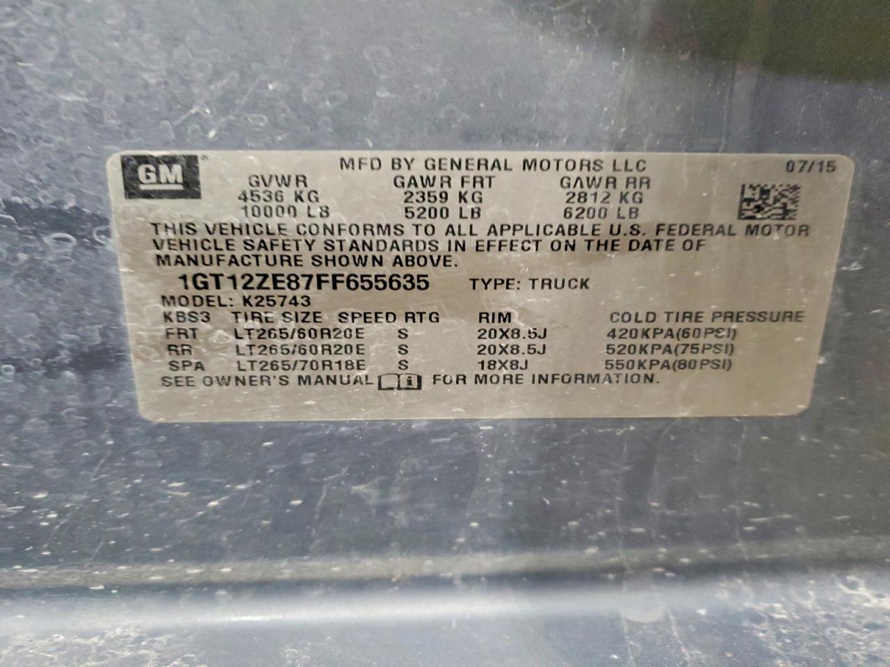 2015 GMC Sierra