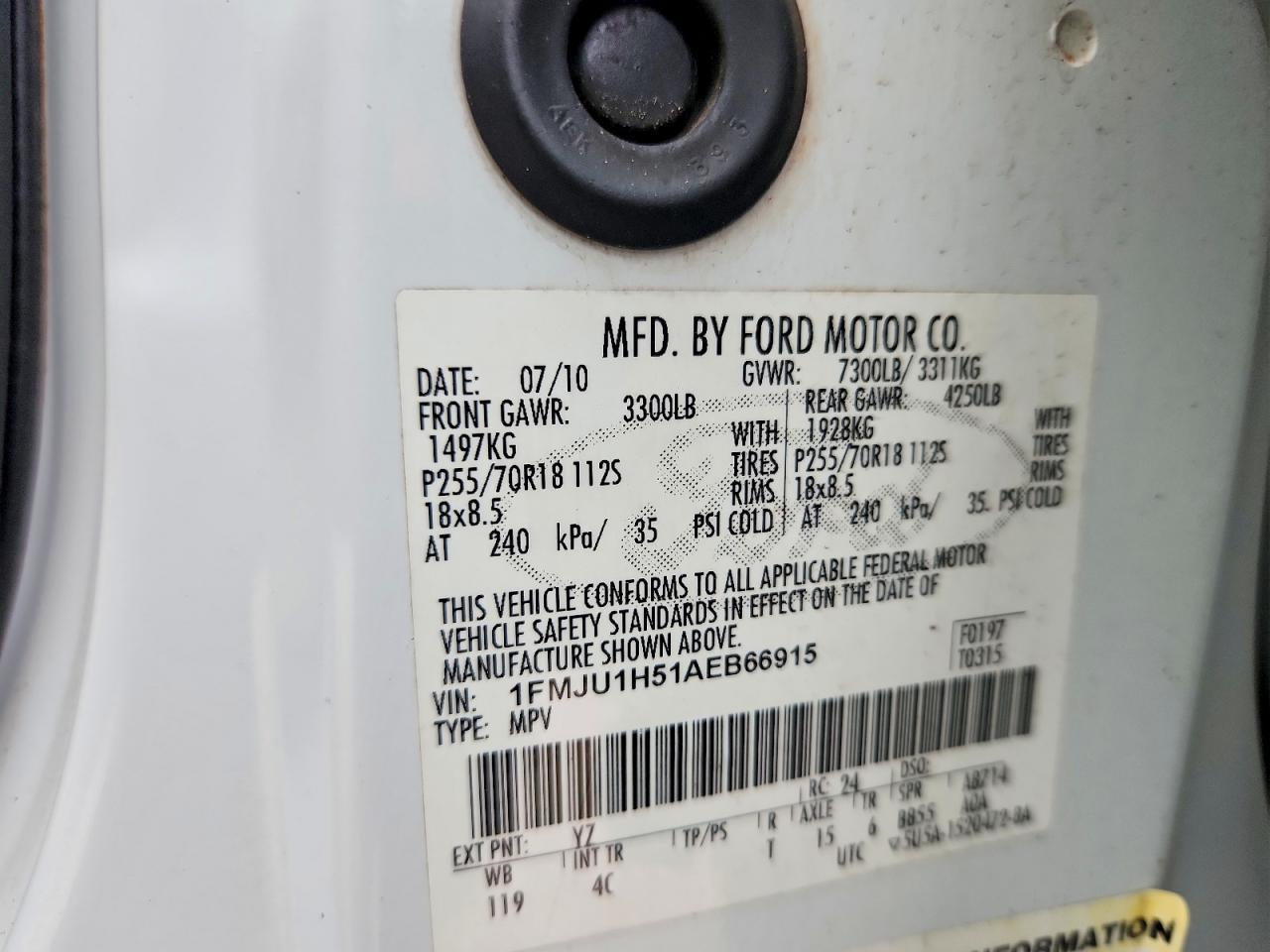 2010 FORD Expedition