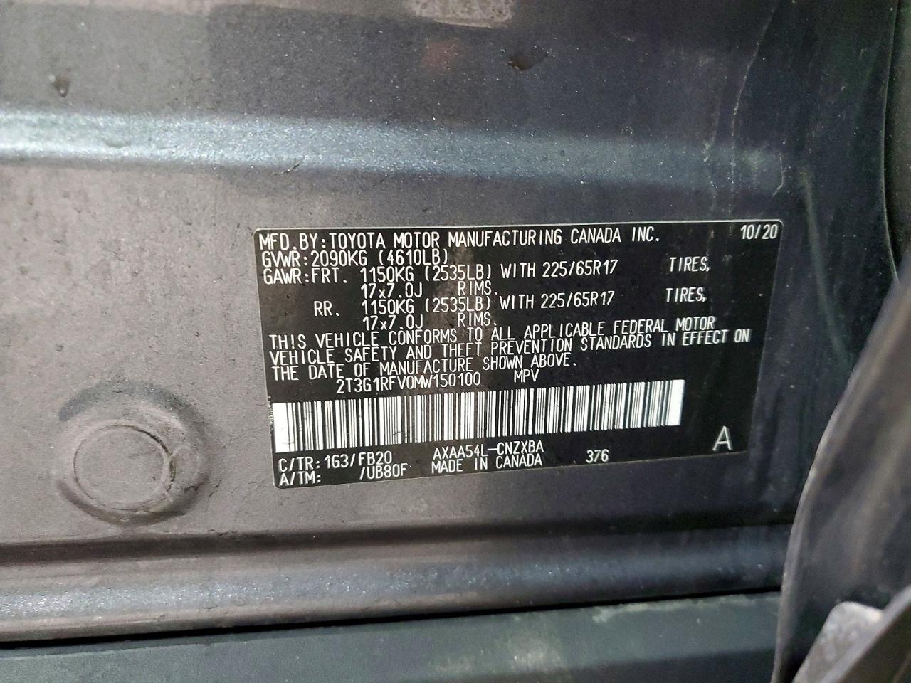 2021 TOYOTA RAV4