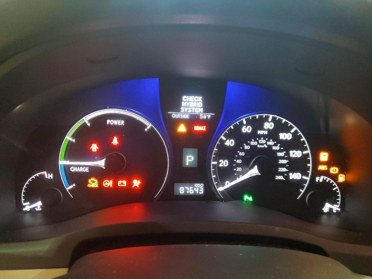 2010 LEXUS RX 450H