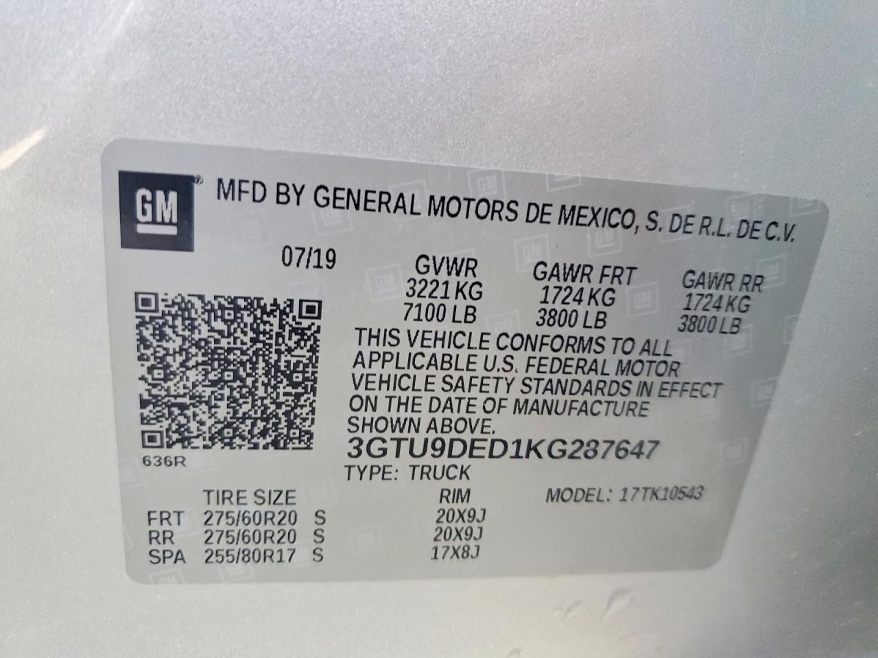 2019 GMC Sierra
