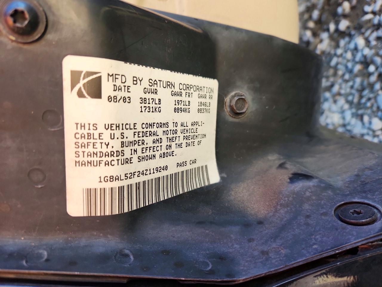 2004 SATURN Ion