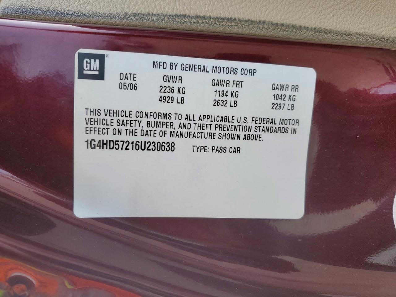 2006 BUICK Lucerne