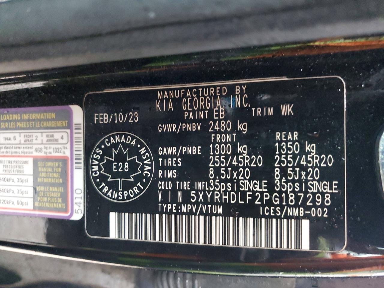 2023 KIA SORENTO