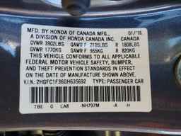 2016 HONDA CIVIC