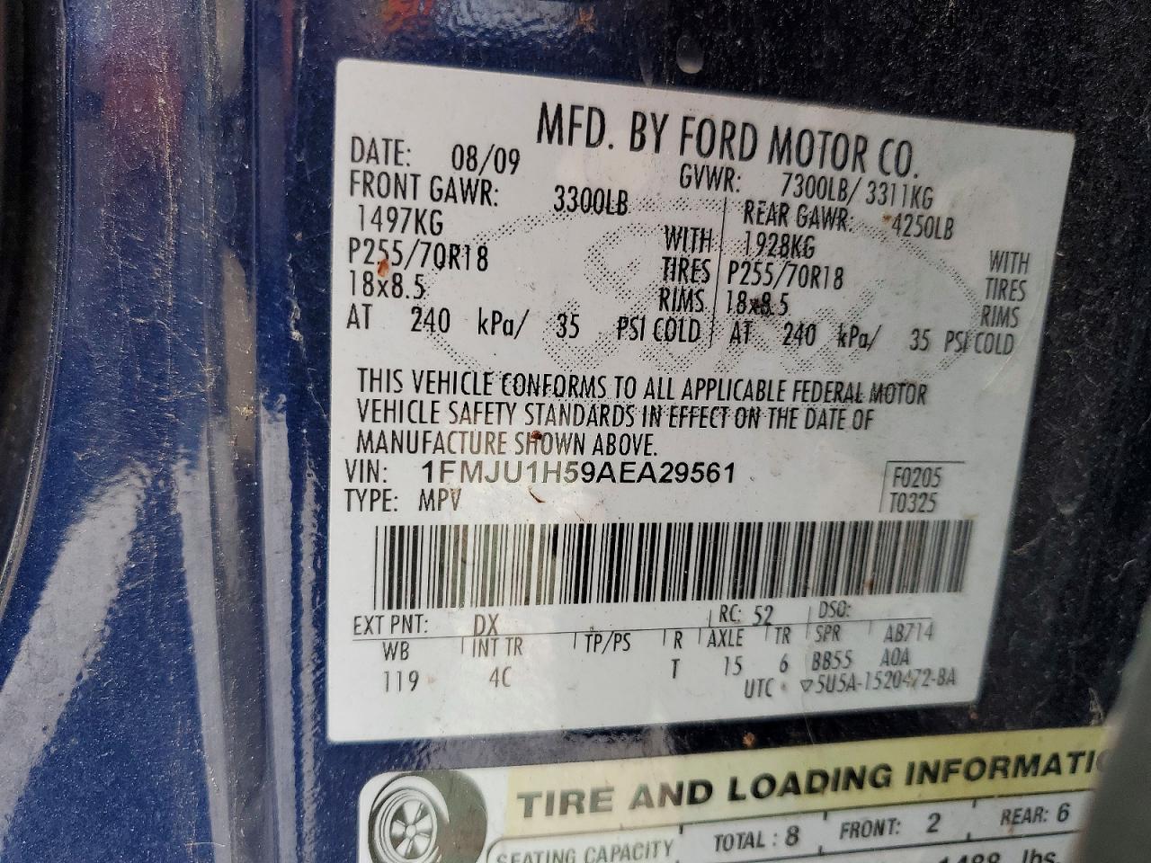 2010 FORD Expedition