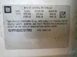 2012 CHEVROLET CRUZE