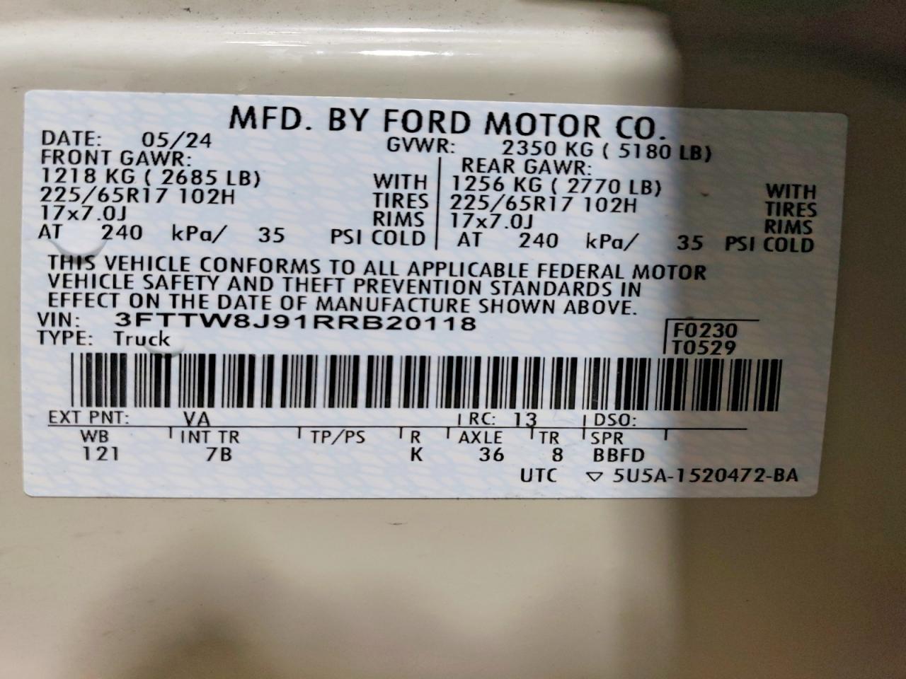 2024 FORD Maverick