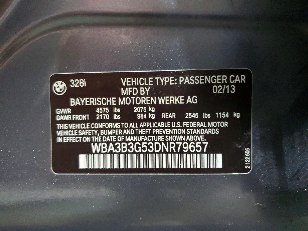 2013 BMW 3 SERIES