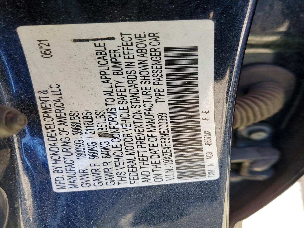 2022 HONDA Insight