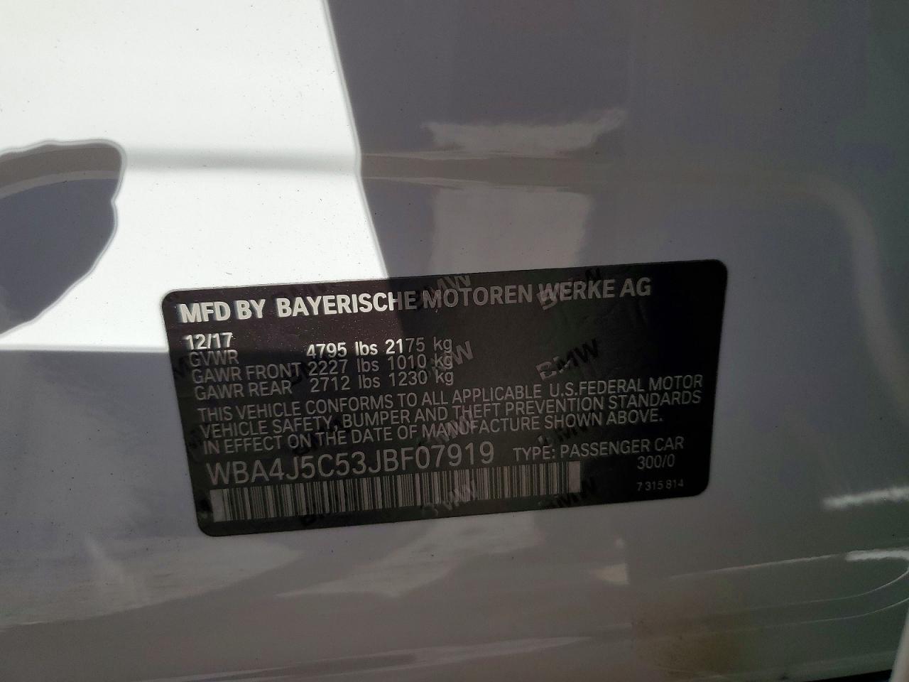 2018 BMW 4 Series