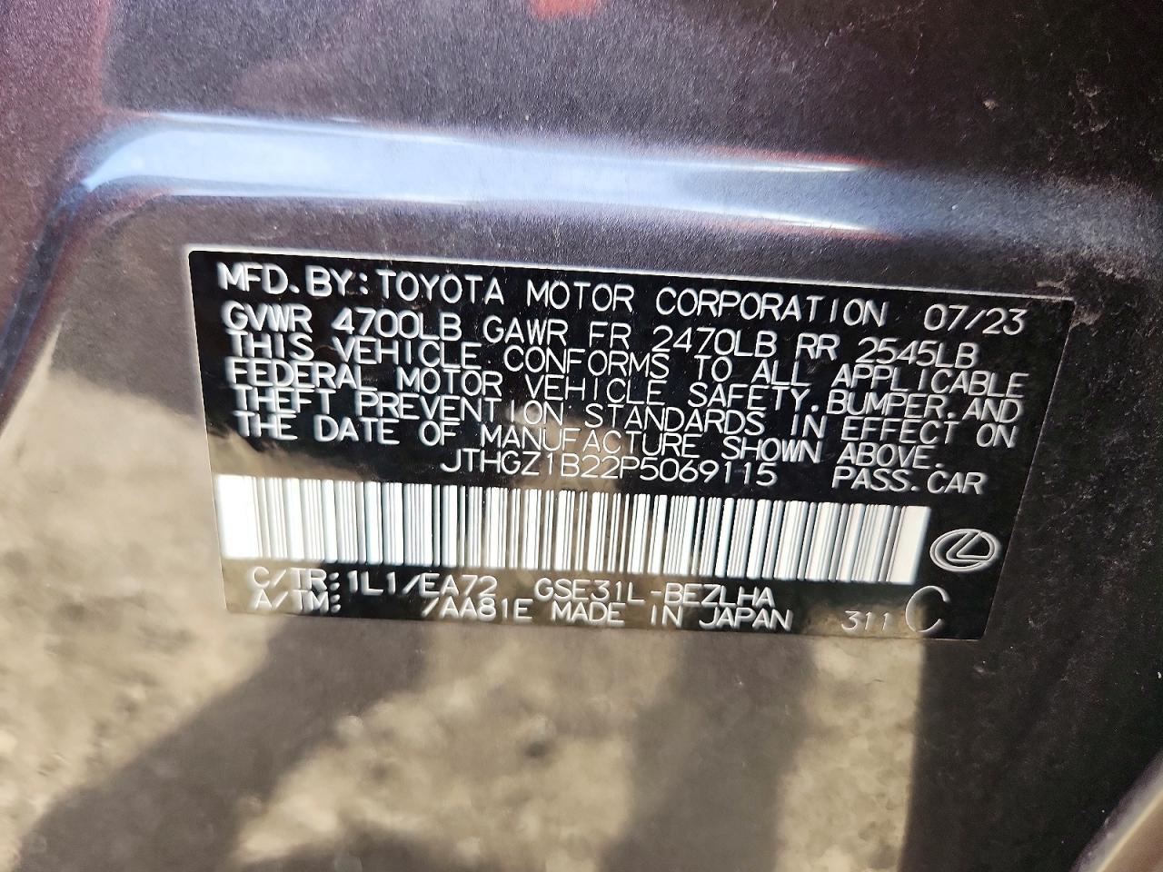2023 LEXUS IS 350