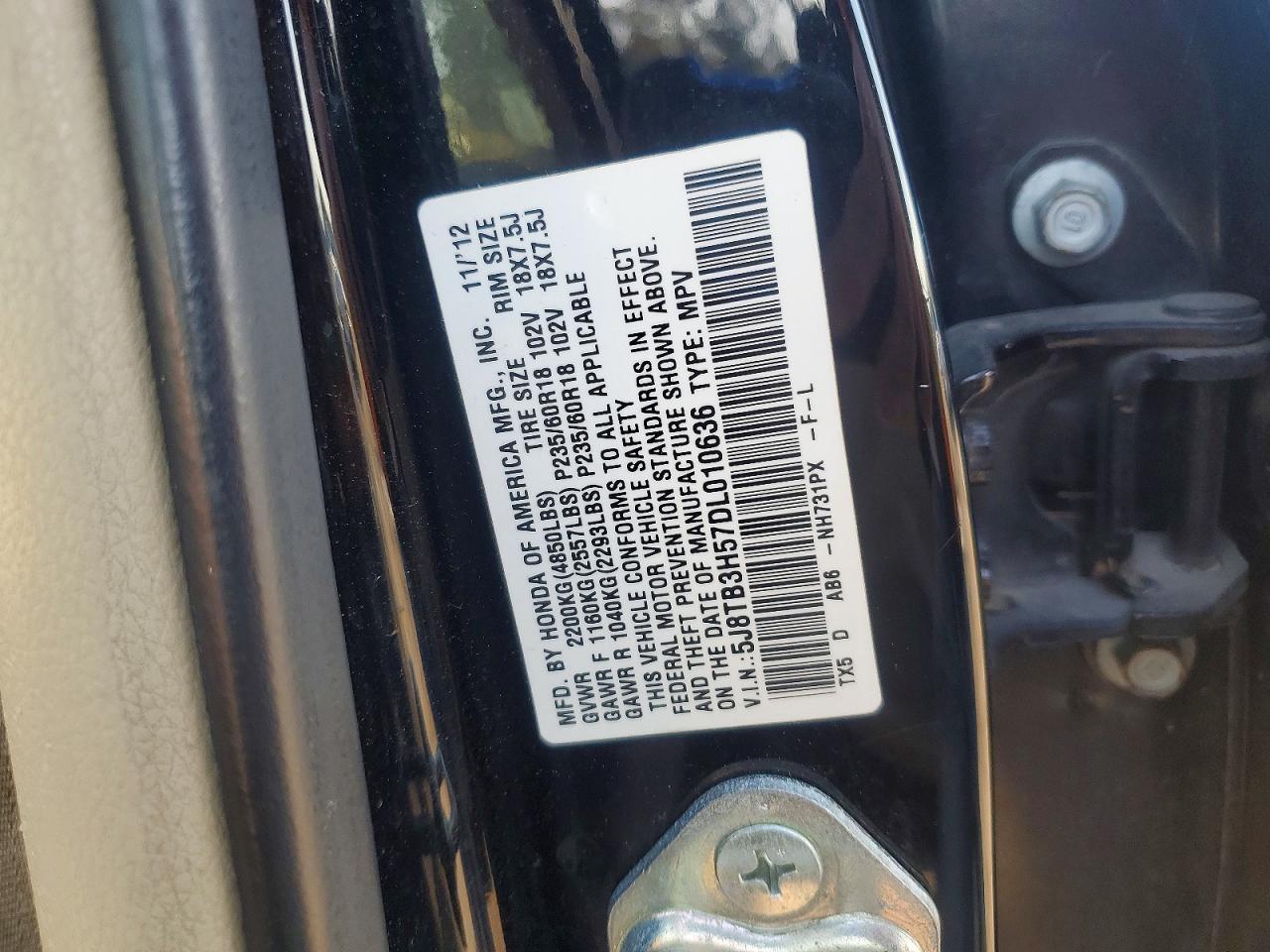 2013 ACURA RDX