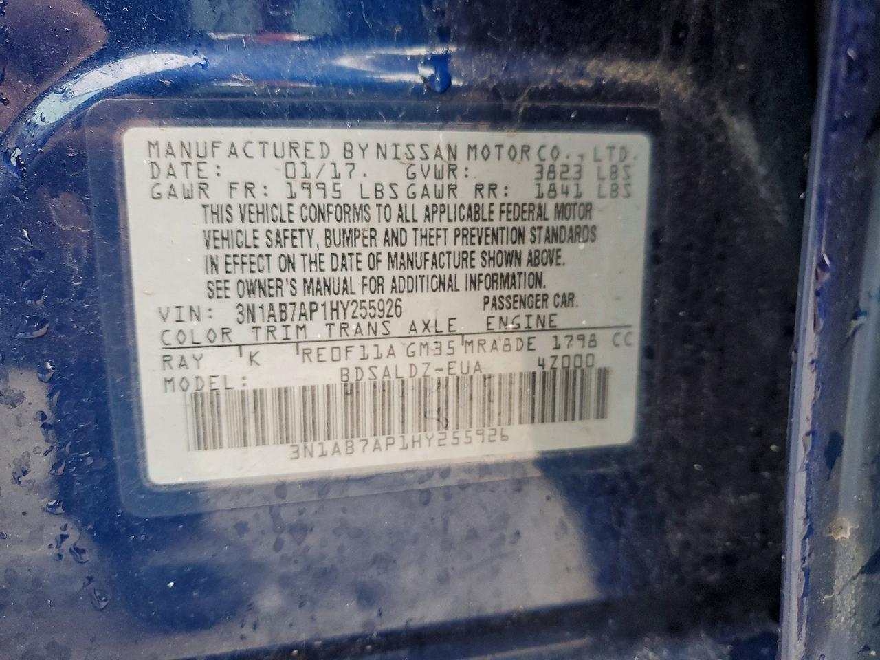 2017 NISSAN SENTRA