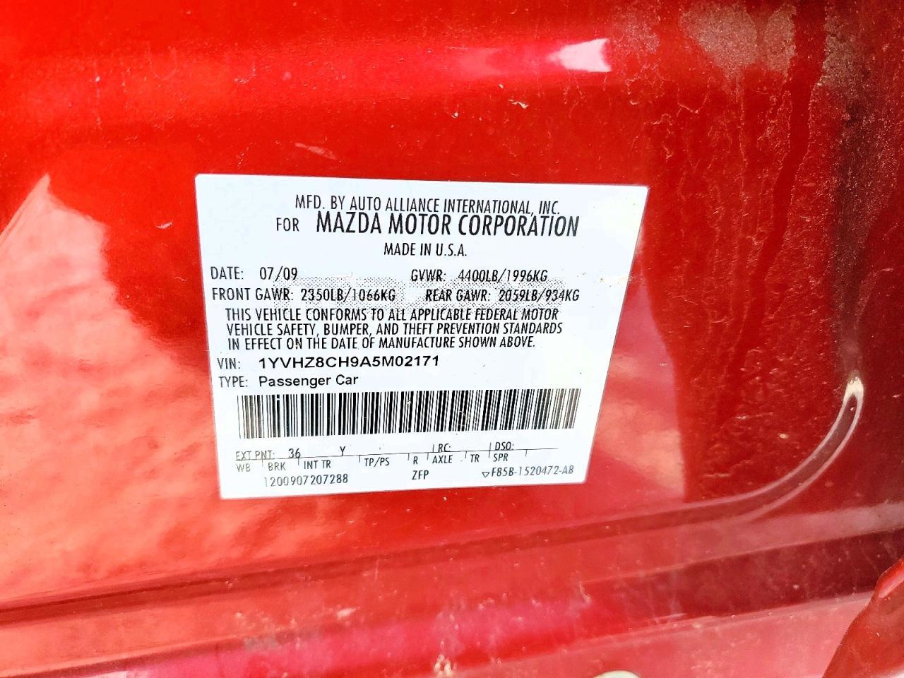 2010 MAZDA 6