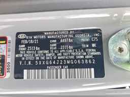 2021 KIA K5