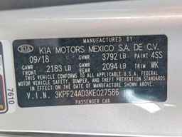 2019 KIA FORTE