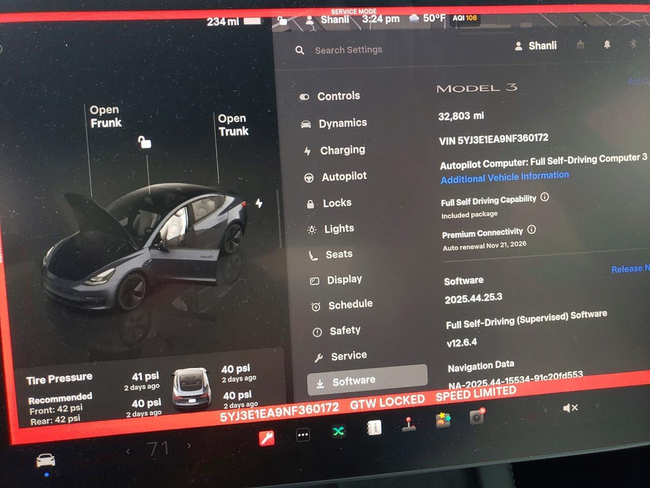 2022 TESLA MODEL 3