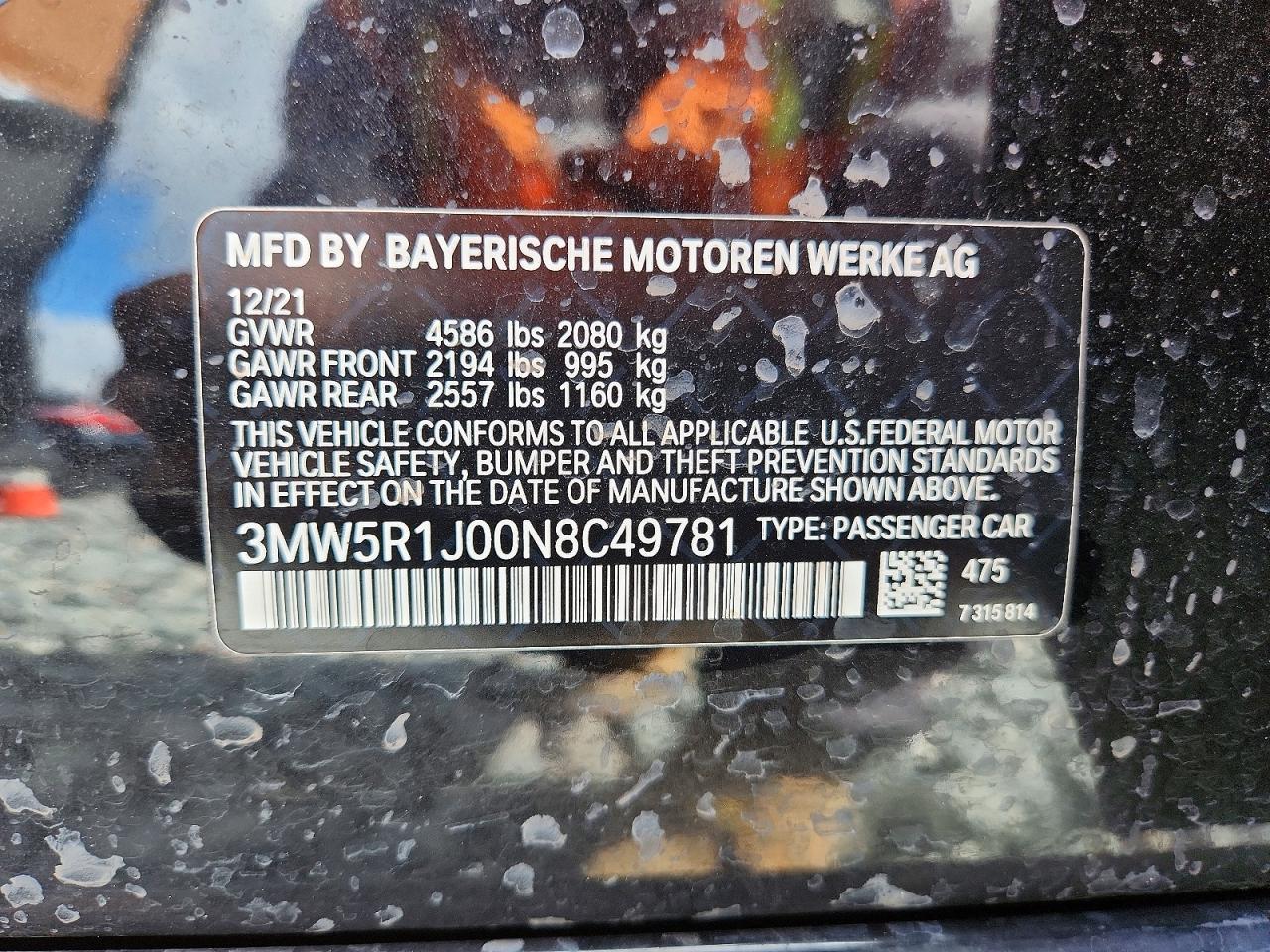 2022 BMW 3 SERIES