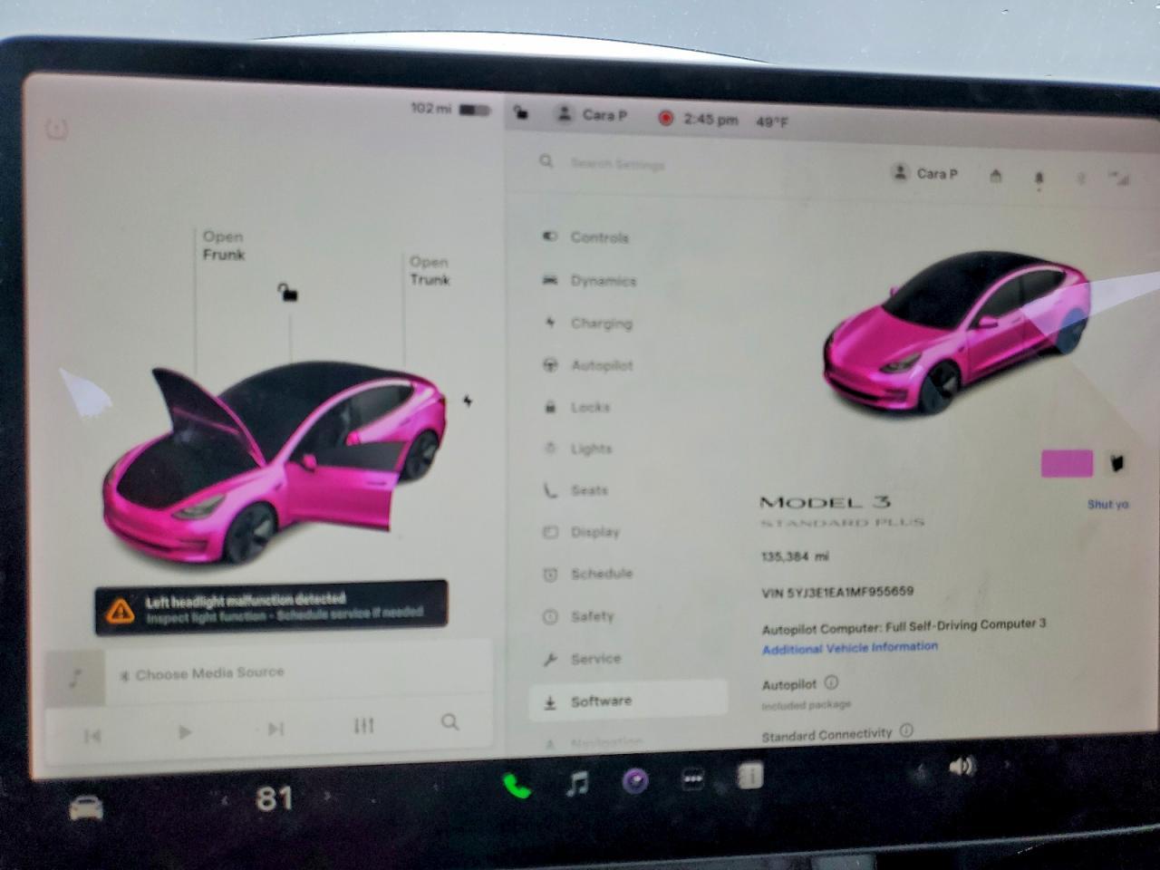 2021 TESLA MODEL 3